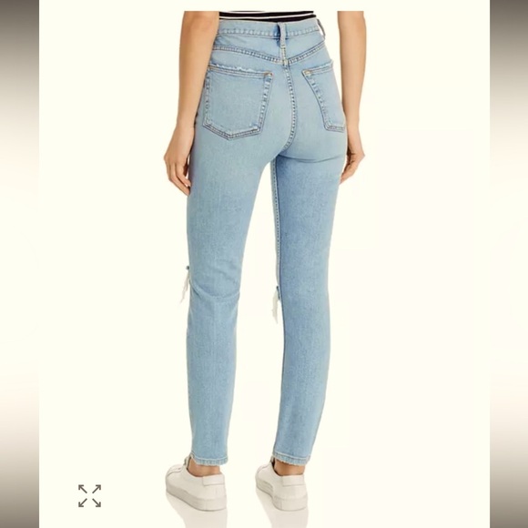 BOYISH Zachary High-Rise Skinny Comfort Stretch JEANS in Blue Angel 28 NWT 3 - Picture 6 of 11